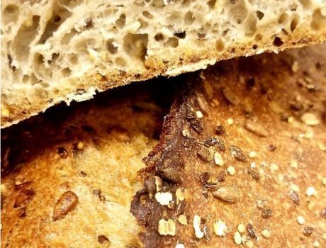 Campagne aux graines - Farine de blé T80 - Levain de seigle - Disponible du lundi au samedi - 7,15€/Kg - Version ultra locale +0,55€/Kg